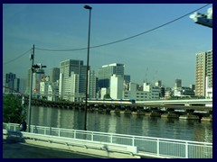  Shinagawa from the bus to Narita